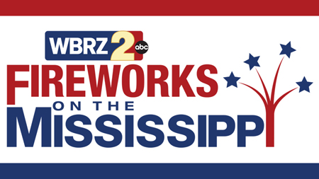 WBRZ Fireworks on the Mississippi West Baton Rouge