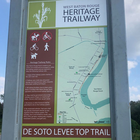 West Baton Rouge heritage trailway