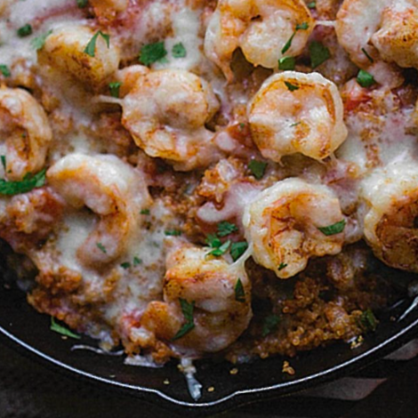 Cajun Shrimp Quinoa Casserole