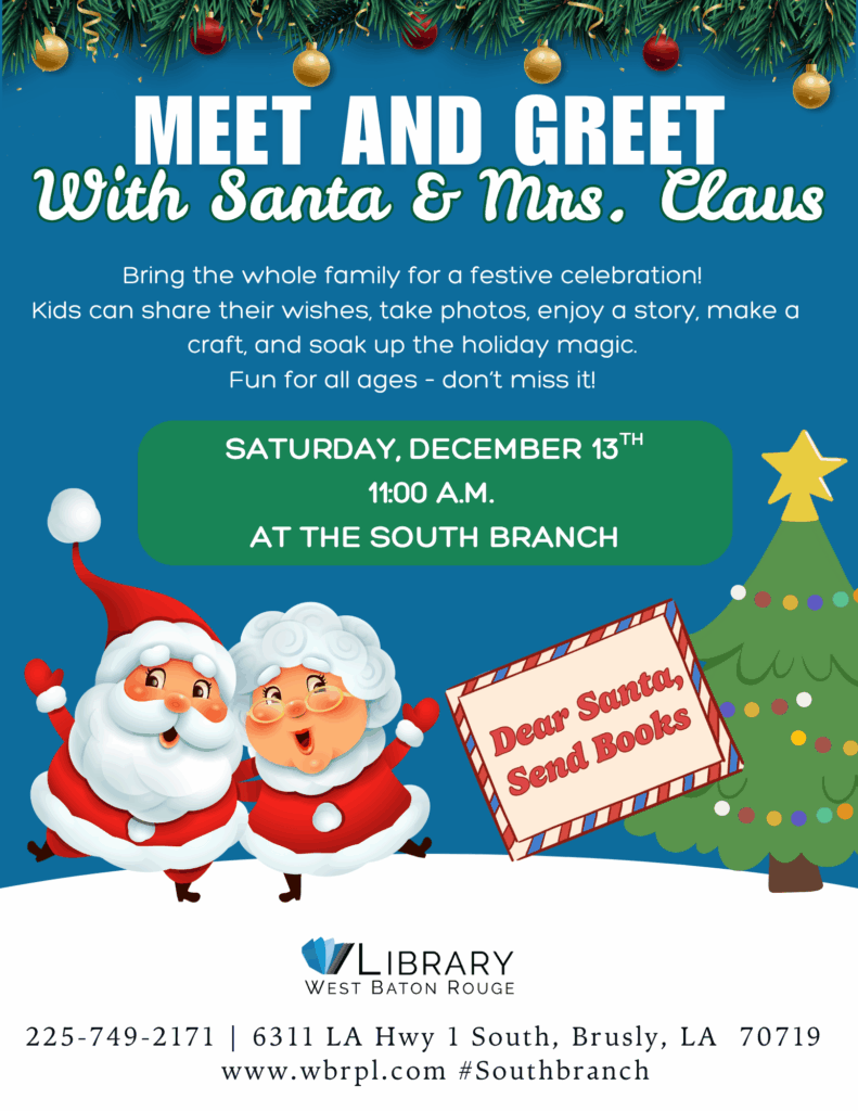 Meet and Greet Santa & Mrs. Claus