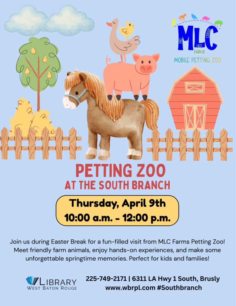 Petting Zoo at the library