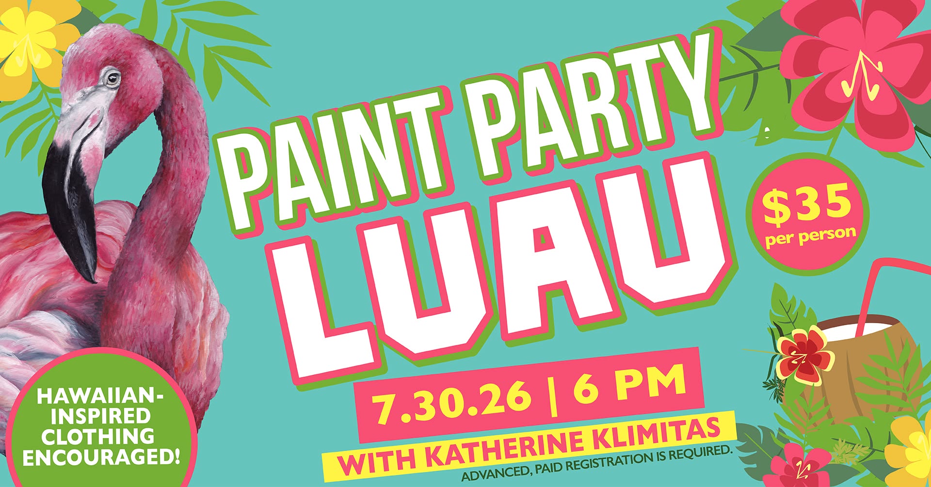 Luau Paint Party!