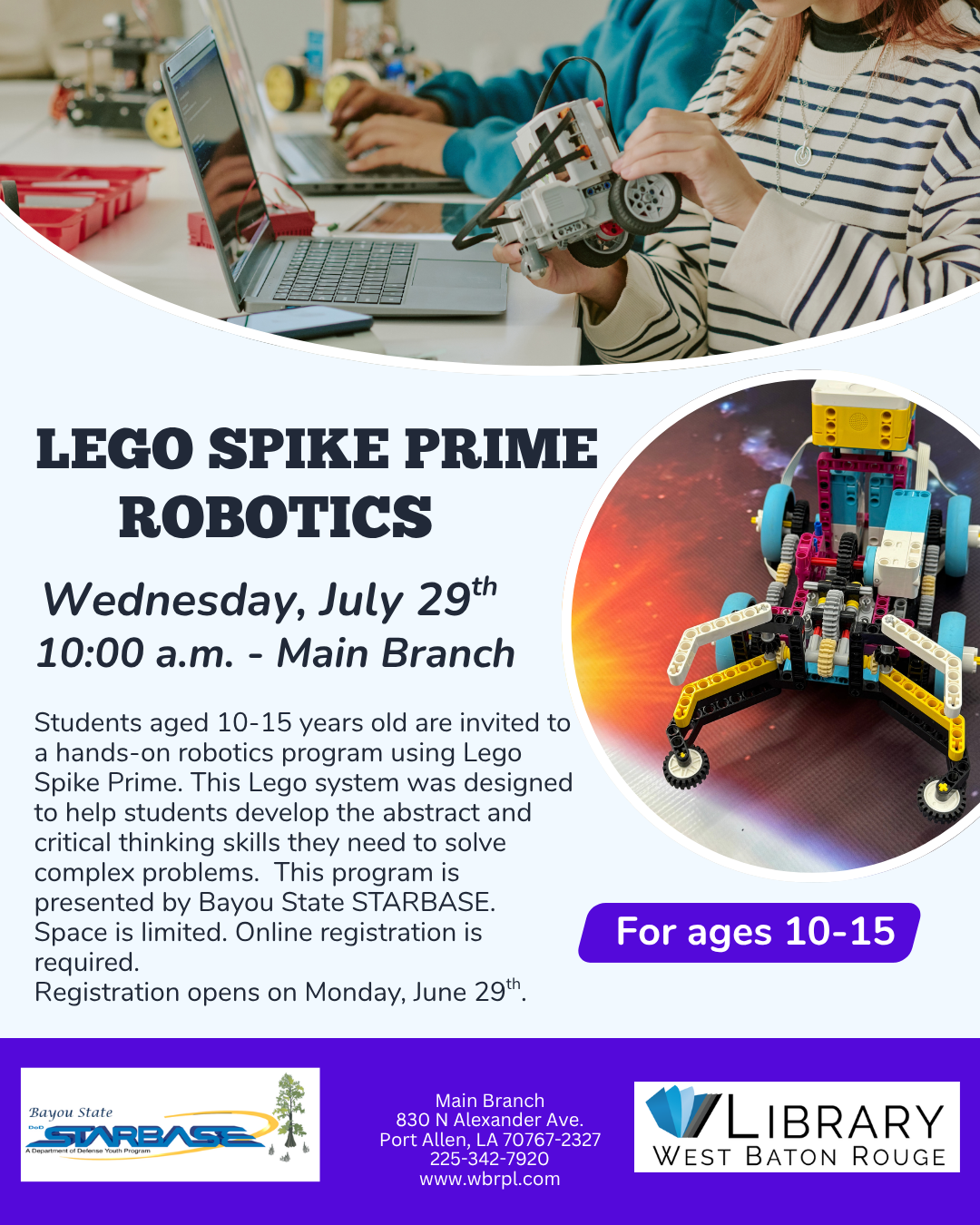 Lego Spike Prime Robotics – Main Branch