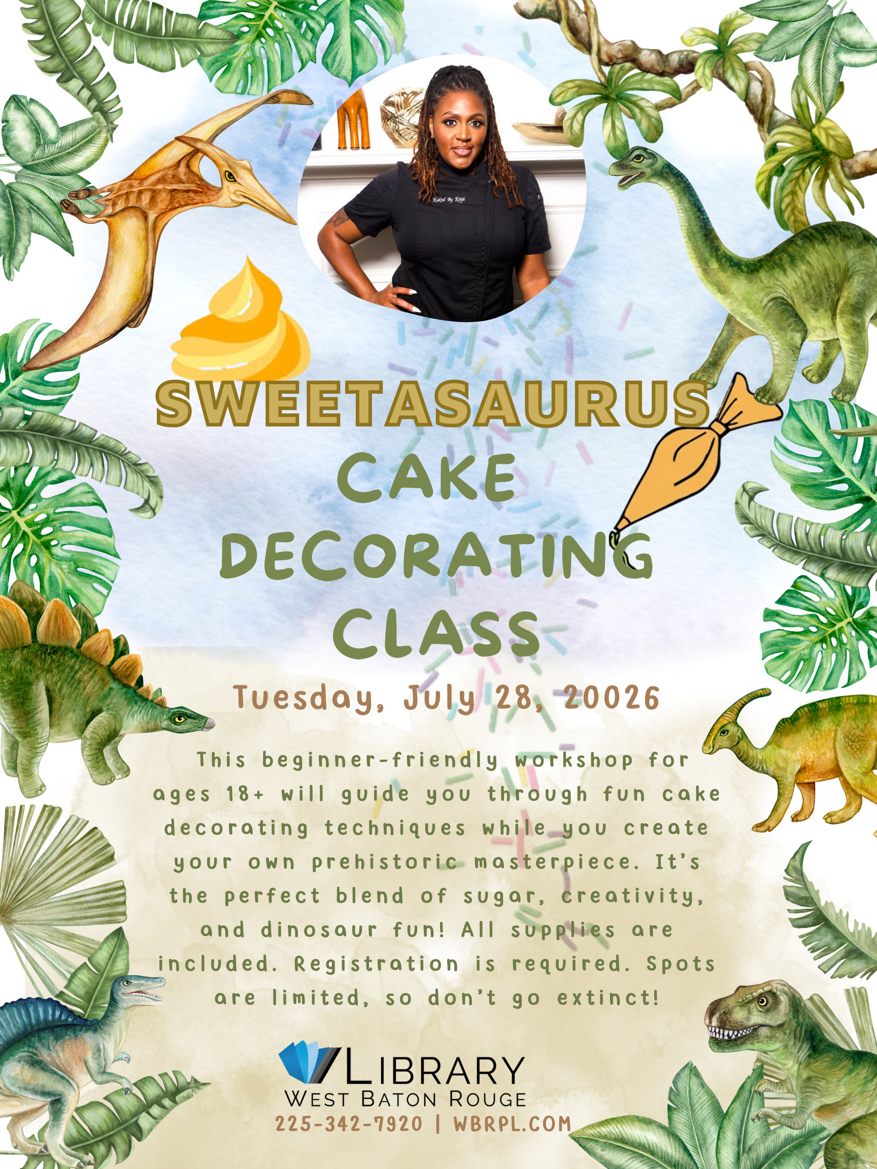 Sweetasaurus Cake Decorating Class – Main Branch